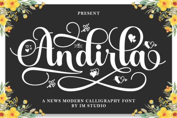 Andirla: A Handwritten Font That Elevates Editorial Design