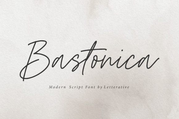 Bastonica: A Modern Script Font for Business Branding