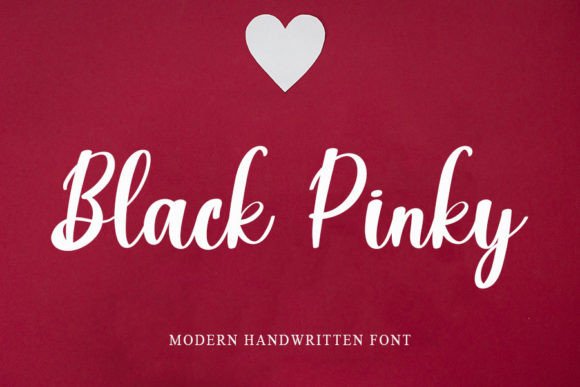 Black Pinky: A Timeless Handwritten Font for Branding Projects
