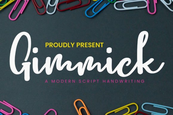 Bring Playfulness to Your Brand with Gimmick Font