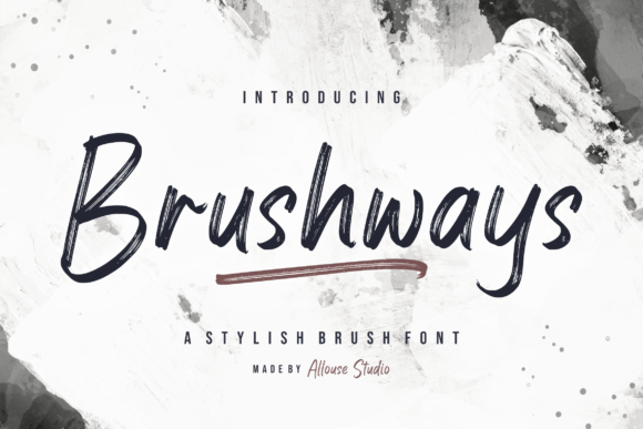 Brushways: A Stylish Font for Small Business Branding