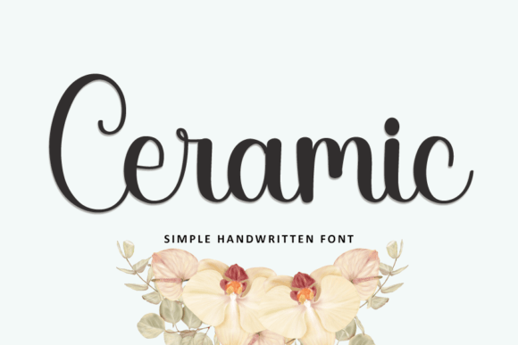 Ceramic Font for Modern Branding and Design