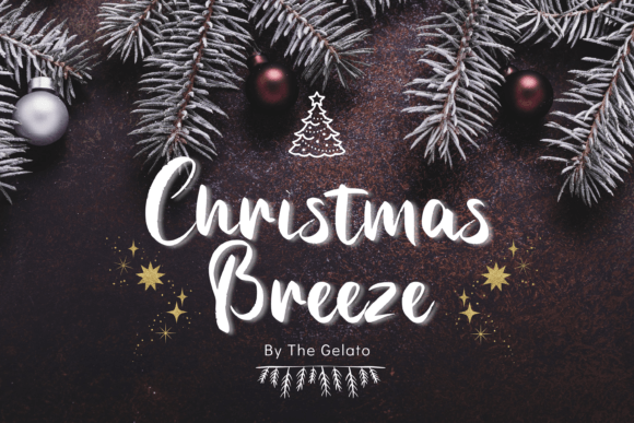 Christmas Breeze Font for Holiday Branding Projects