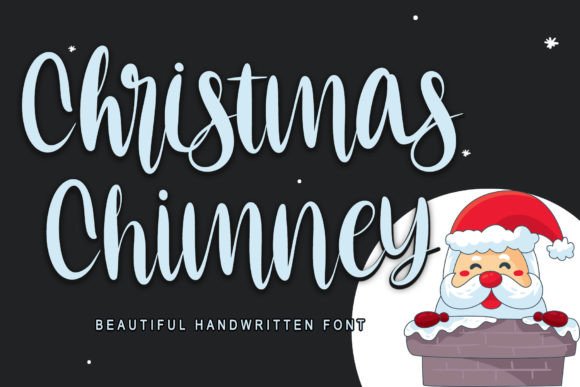 Christmas Chimney Font for a Cozy Brand Upgrade