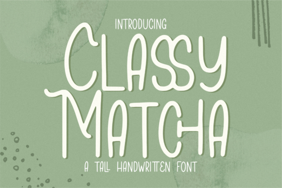 Classy Matcha Font for Modern Branding