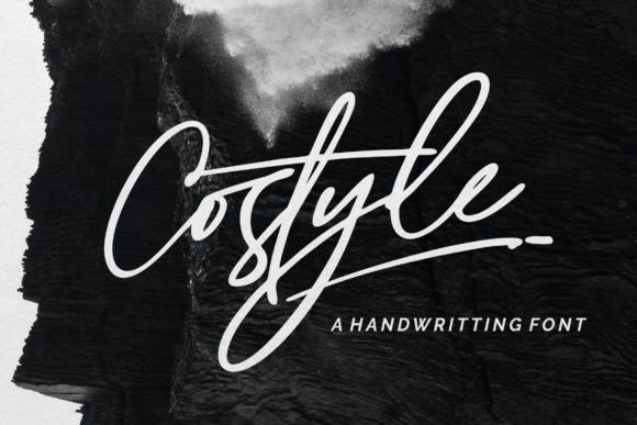 Costyle: A Handwritten Font for Modern Web Design