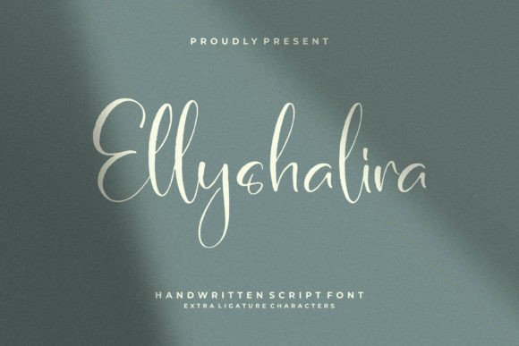 Ellyshalira: A Script Font for Elegant Branding