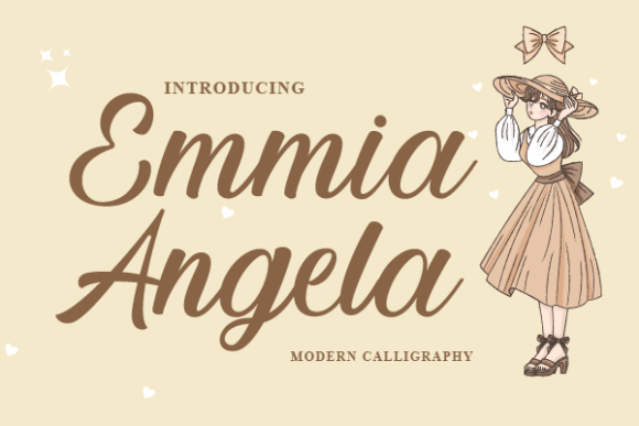 Emmia Angela: A Script Font with Graceful Elegance