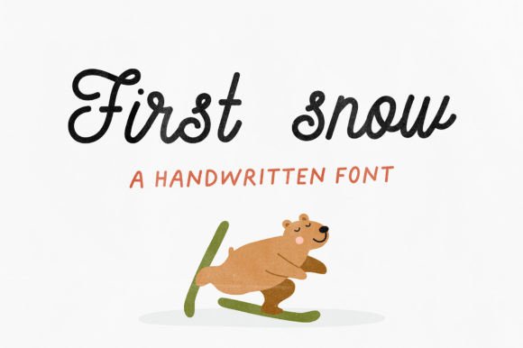 First Snow: A Fresh Font for Eye-Catching Campaigns