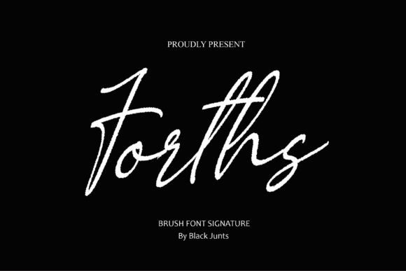 Forths: A Modern Handwritten Font for Campaign Creativity