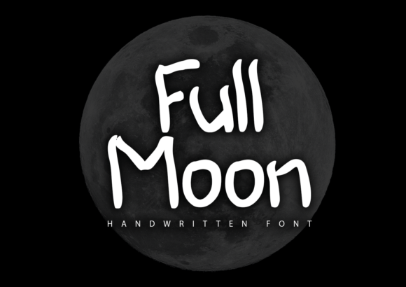 Full Moon Font for Web Design Projects