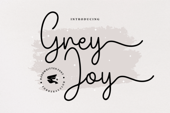 Grey Joy: A Timeless Script Font for Handmade Creations