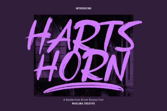 Hartshorn Font for Handmade Creations