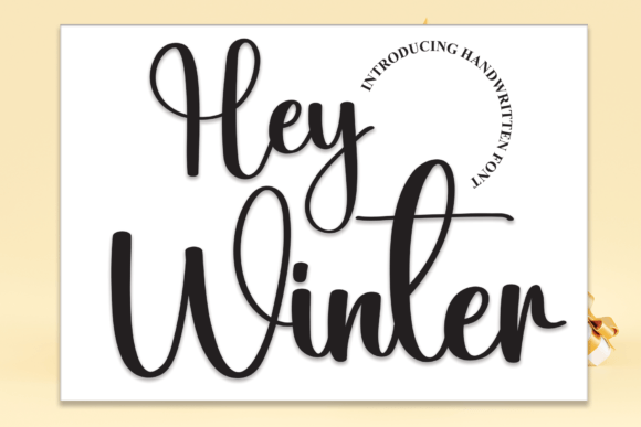 Hey Winter: A Handwritten Font That Feels Fresh and Classy