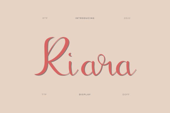 Kiara: A Luxurious Script Font for Branding Success