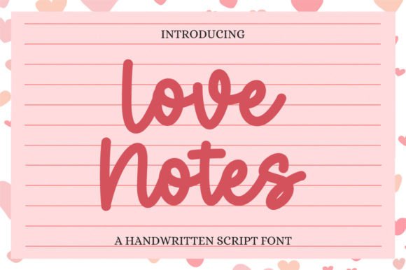Love Notes Font for Web Design