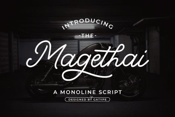Magethai: A Versatile Script Font for Creative Branding