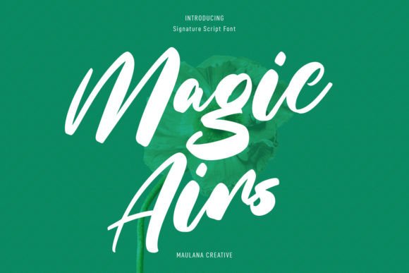 Magic Airs Font for Business Branding