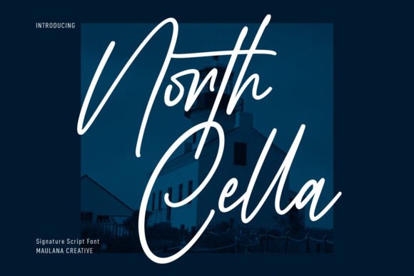 North Cella: A Modern Script Font for Stronger Brand Communication