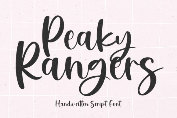 Peaky Rangers Font for Handmade Creations