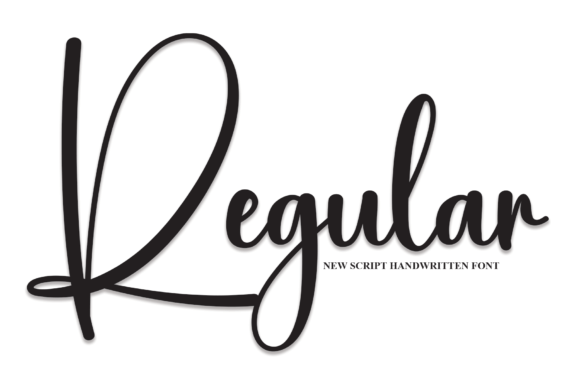 Regular Font: A Modern Handwritten Typeface for Web Design