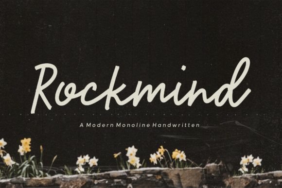 Rockmind: A Modern Script Font for Editorial Design