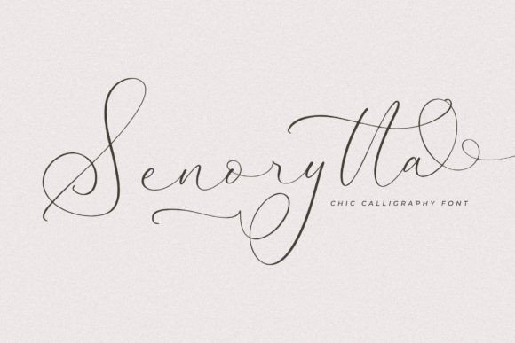 Senorytta: A Handwritten Font for Elegant Editorial Design