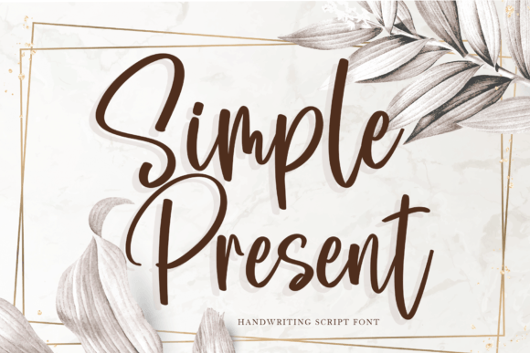 Simple Present: A Timeless Script Font for Campaign Creativity