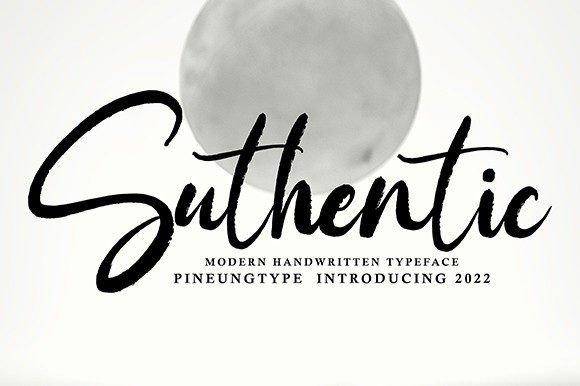 Suthentic: A Fresh Handwritten Font for Creative Projects